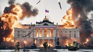 HAPPENED TODAY! GREAT TRAGEDY, PUTIN'S Presidential Palace Destroyed by US and Ukrainian Troops