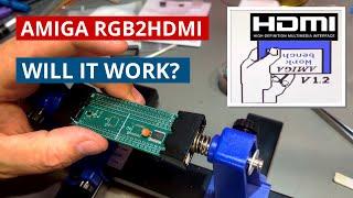 Building an RGB2HDMI adapter for my Amiga 500 - Will it work? 4K