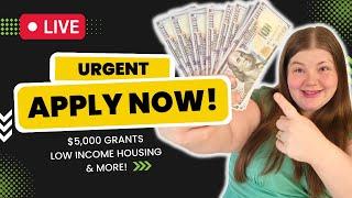 Apply Now for THOUSANDS in Grants | Low Income News Update