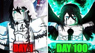 Spending 100 Days SEGUNDA Ulquiorra Cifer In Type Soul...(Roblox)