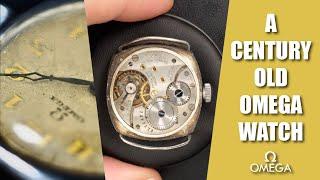 Restoring a Very Old Omega Watch !!! Almost a Century Old