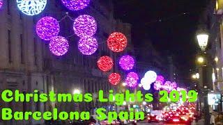 Christmas Lights in Barcelona | Luces de Navidad España | Llums de Nadal 2019