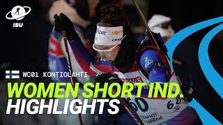 World Cup 24/25 Kontiolahti: Women Short Individual Highlights