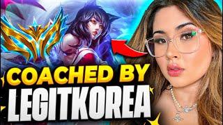 I Got A Challenger Ahri to Coach Me | ft. LEGITKOREA