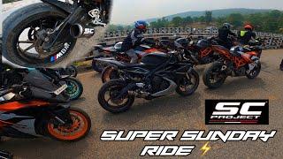 Bmw s1000 rr with Sc project ️ loudest in Jharkhand  || sunday rituals for biker ️