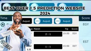 OMG  THIS ACCURATE FOOTBALL BETTING PREDICTION SITE WILL GIVE YOU OVER 1.5 TIPS FOR FREE( TIPS)