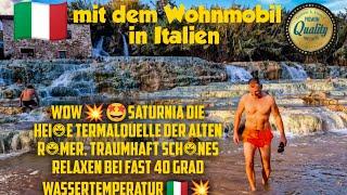 Wow,die heißen Quellen der Toskana.... Saturnia, die berühmte Terme in der schon die Römer saßen