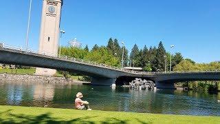 ПЕШКОМ по АМЕРИКЕ/ГДЕ мы ЖИВЁМ/SPOKANE WA.