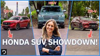 Honda SUV Showdown: CR-V Vs HR-V Vs ZR-V – Which Is Better? | Drive.com.au