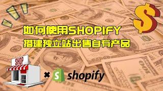 如何使用Shopify搭建独立站出售自有产品  Shopify独立站新手搭建教程 手把手带你搭建自己的独立站