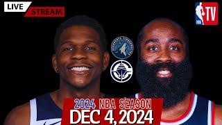 ANT’s Timberwolves vs Harden’s Clippers NBA Live Stream (Play-By-Play & Scoreboard)