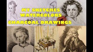 My Charcoal Drawings I Watercolors And Sketches