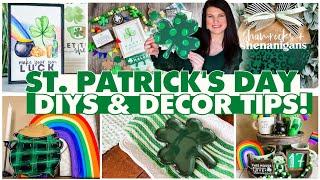 Feelin' lucky? ️ Try these St. Patrick's Day DIYs + Decor Ideas! Shamrock Dollar Tree DIYs 2024