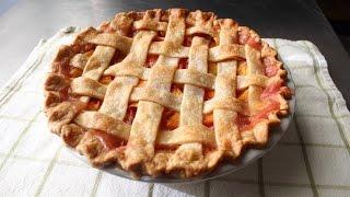 Peach Pie - How to Make a Lattice-Top Peach Pie