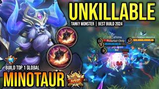 MINOTAUR BEST BUILD 2024 | BUILD TOP GLOBAL MINOTAUR GAMEPLAY | MOBILE LEGENDS