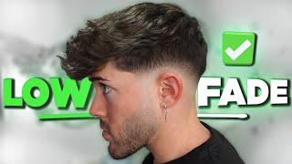 Como hacer el CORTE LOW FADE despeinado HACIA ADELANTE