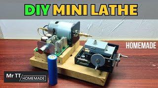 DIY mini lathe with 775 motor | Mini lathe machine | Mr TT Homemade.