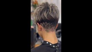 Undercut Pixie Haircut with HAIR DESIGN