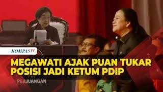 Momen Megawati Ajak Puan Tukar Posisi jadi Ketum PDIP hingga Singgung ke Luar Negeri Terus