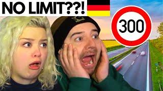 WHY GERMANY'S AUTOBAHN HAS NO SPEED LIMIT | American Couple Reaction