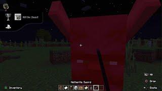 Minecraft kill the beast! Trophy