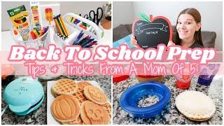 BACK TO SCHOOL PREP 2021| TIPS & TRICKS FROM A MOM OF 5!