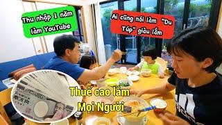 Chia sẻ với Mọi Người Tiền Thuế năm nay nhà Tiên đóng và Thu Nhập sau hơn 1 năm làm YouTube.