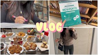 취준생 vlog | 공기업 준비 | NCS 공부 | ootd | 플라잉 스콘 | 강아지 산책