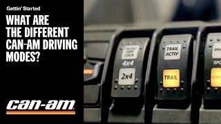 What are the different Can-Am Driving Modes?