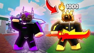 I Risked a 1000 Winstreak In Roblox Bedwars..