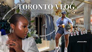 LIVING IN TORONTO VLOG #24 | NIGERIA CREATOR'S DINNER, SHOPPING, FLOODING? BLACK MARKET POP-UP