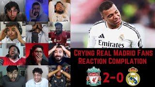 Crying Real Madrid Fans and Others Reacts to LIVERPOOL 2-0 REAL MADRID | UCL MD 5 | 28-11-2024