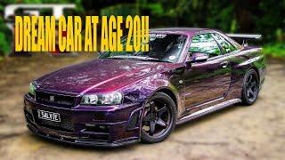 buying my dream car! skyline R34 GT-R