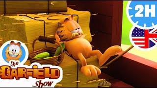 ‍ Garfield at the farm ! ‍ - Funny compilation for kids 