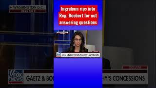 Ingraham and Boebert spar over Congressional inquiry #shorts