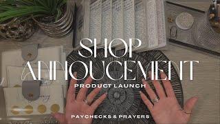 Etsy Shop Annoucement + Product Launch Reveal | Cash Envelopes | Savings Challenges