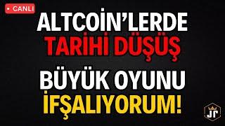CANLI ALTCOİN'LERDE TARİHİ DÜŞÜŞ! BÜYÜK OYUNU İFŞALIYORUM... #altcoin #bitcoin