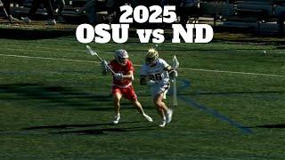 Ohio St vs Notre Dame | 2025 Men's Lacrosse Highlights