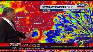 3/25/2021 Newnan EF4 Tornado Emergency Coverage / WSB Atlanta (11:30pm)