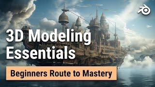 3D Modeling 101 - A Comprehensive Guide on Key Topics in Blender - Tutorial for Beginners