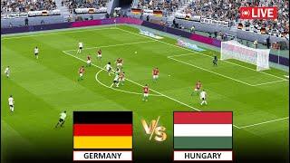 LIVE : GERMANY vs HUNGARY I I Efootball Pes 2021 GAMEPLAY