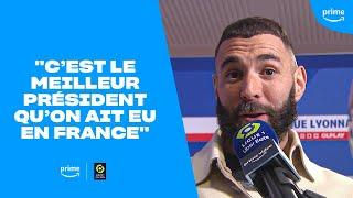  Le vibrant hommage de Karim Benzema à Jean-Michel Aulas !