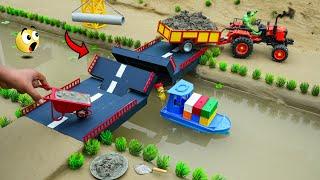 dyi tractor making mini Construction of modern bridges since project | @topminigear