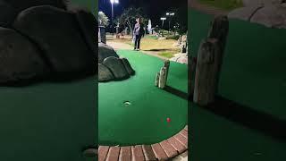 Hole in One??? #minigolf #miniaturegolf #puttputt #holeinone #minigolfing #funtime #datenight