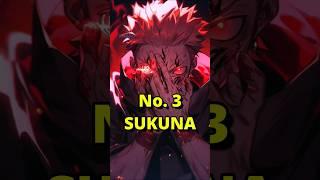 Top 5 STRONGEST Jujutsu Kaisen CHARACTERS #gojo #jujutsukaisen #sukuna