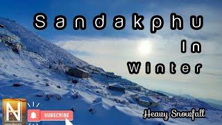 Sandakphu Trek | Heavy Snowfall | Ep-2 |  Sandakphu in Winter