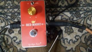 Red Boost / Treble Booster/ Rangemaster by Mojo Gear Fx