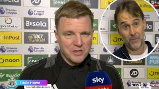 Eddie Howe Julen Lopetegui Post Match Interview Newcastle United 0 vs 2 West Ham United 25/11/2024