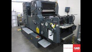 used heidelberg moz e 2 color offset printing machine for sale in UK   a2 size offset printer   Gab