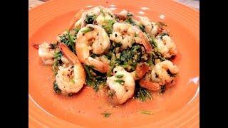 S1Ep83-Stir Fry Shrimp with Garlic & Cilantro  蒜蓉芫茜炒蝦仁